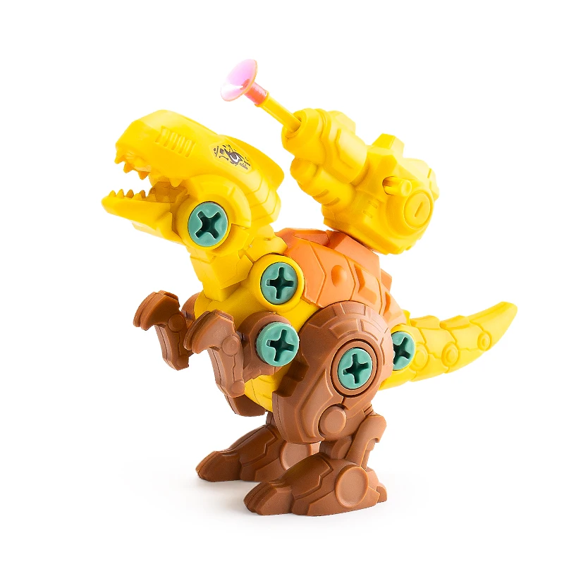

Children's Dinosaur Cool Boy Toy Set Educational Designer Montessori Model Assembly Drill Puzzle Toys for Kid