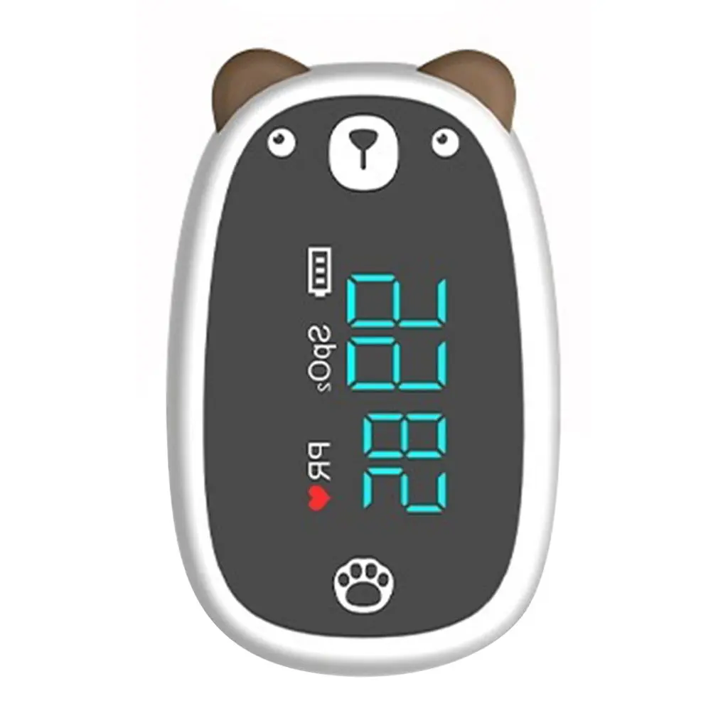 

Пульсоксиметр для детей, прибор для измерения пульса и уровня кислорода в крови, с OLED дисплеем