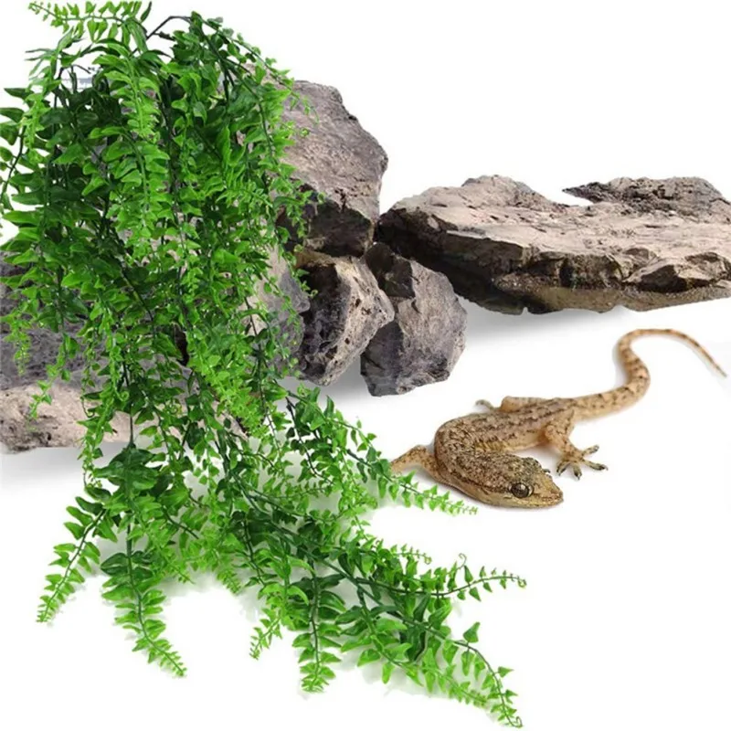 

Pet Plant Reptile Breed Box Wall Hanging Vine Decoration Maple Leaves Yellow for Wedding Home Office Party Garden Art Decor