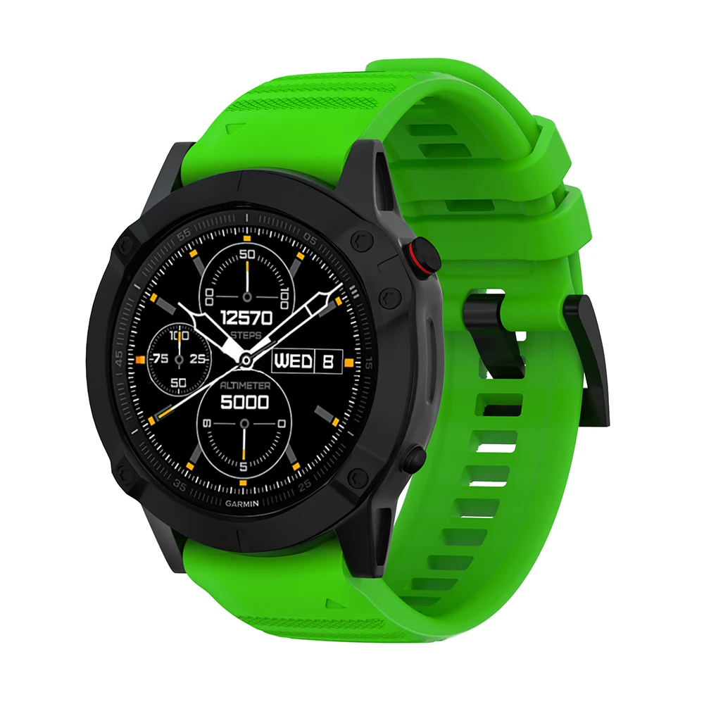 26 мм 22 мм 20 мм силиконовый Быстрый ремешок для часов Ремешок для Garmin Fenix 6x6 6s 5 5S Plus 3 3 часа Quickfit резиновый ремешок для наручных часов