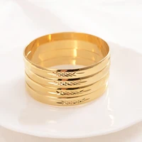gold dubai bride wedding ethiopian bracelet africa bangle arab jewelry gold charm bracelet adjustable gold bangle for women