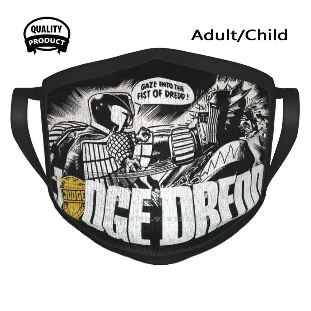 

Judge Dredd Windproof Sport Mouth Mask Judge Dredd 2000Ad Rogue Trooper Judge Death Abc Comic Book Comics