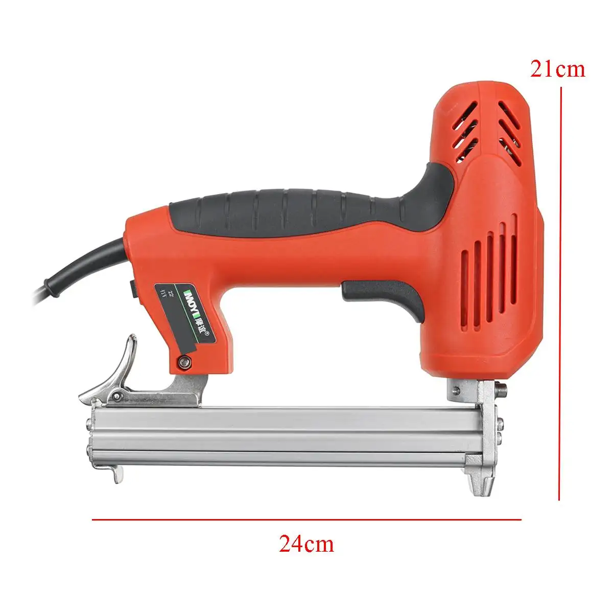 

Drillpro Electric Straight Nail Gun 10-22mm 220V 2000W Heavy-Duty Woodworking Tool High Power Electrical Staple Nail