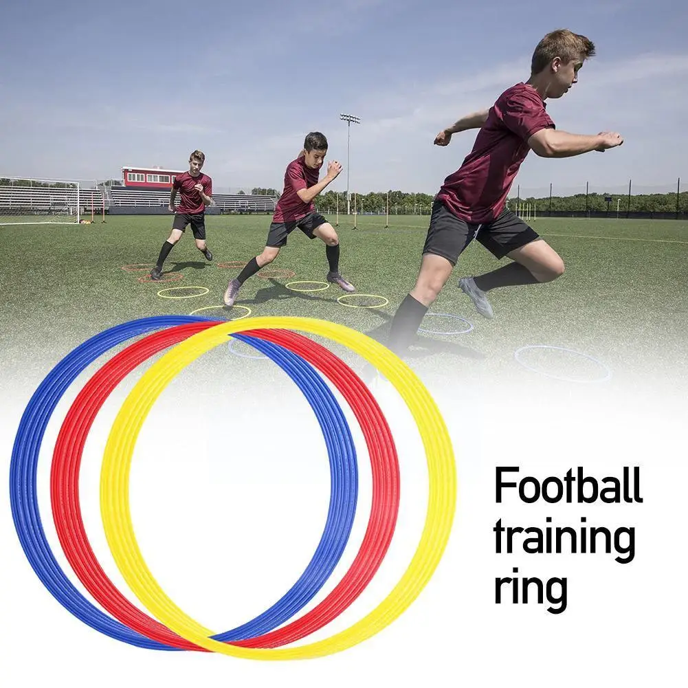 

5pcs 40cm Football Training Rings Portable Football Soccer Training Agility Durable Speed Futbol Training E Agility Rings S N3r0