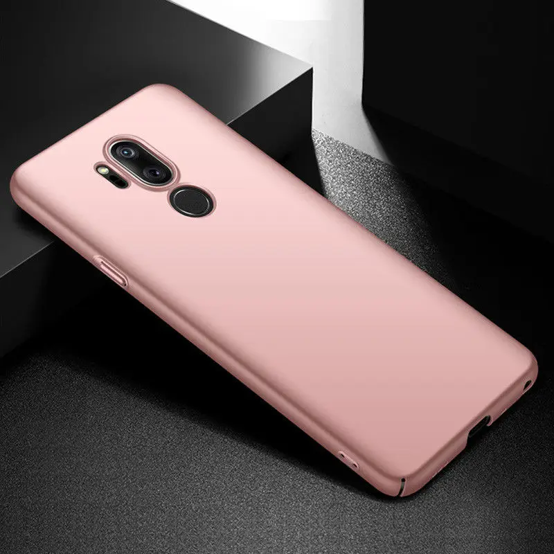 Rose Gold YISHANGOU чехол для телефона для LG V10 V20 V30 G3 G4 G5 G6 G7 матовый жесткий пластик чехол s для LG G7 Q6 Q7 Q8 полное покрытие защитный Coque - Цвет: Rose Gold
