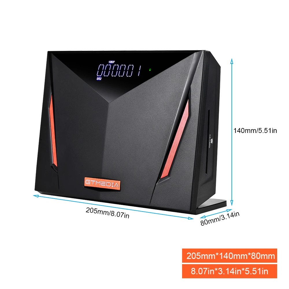 Новый комбинированный тюнер STB Gtmedia V8 UHD DVB-S2/S2X DVB-T2 DVB-C ATSC-C ISDBT поддерживает прием спутникового телевидения высокой четкости 4K, обновление от серии.