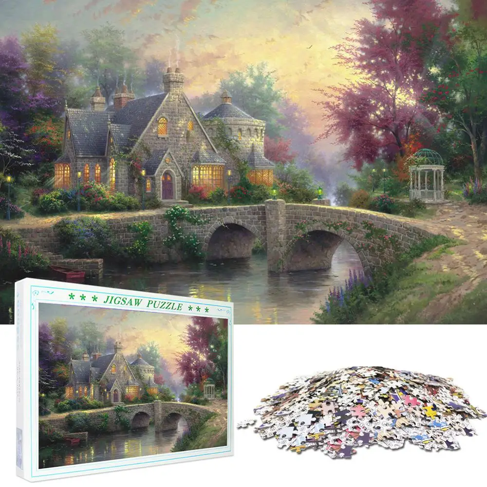 Пазл бумажный 3D для детей и взрослых 1000 шт. | Игрушки хобби