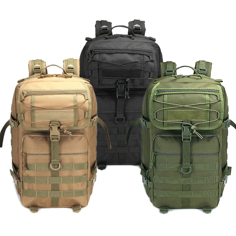 

45L Military Tactical Backpack MOLLE Bag 900D Assault Army Backpack Hunting For Women/Men Outdoor Hiking Rucksack