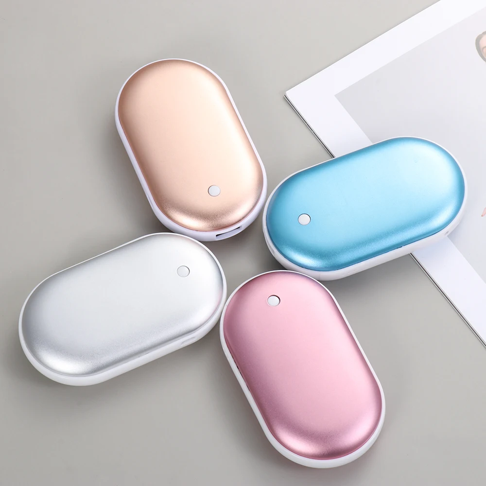

Winter 3 Warm Level Hand Warmer Intelligent temperature control 5200mah Power Bank Mini USB Charger Double-Side Heating