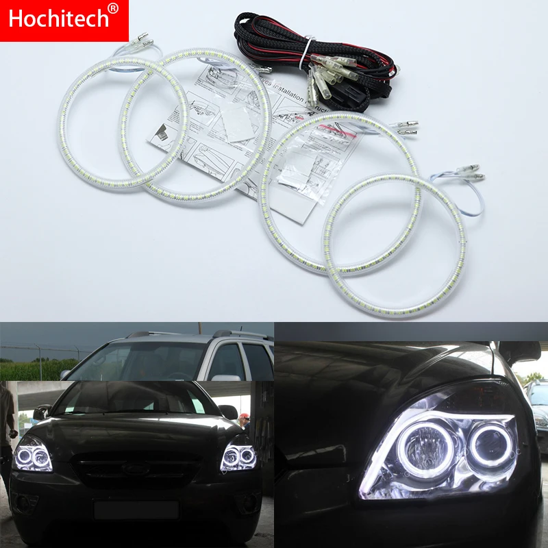 

for Kia Carens Rondo 2006-2011 Ultra bright SMD white LED angel eyes 2600LM 12V halo ring kit day light