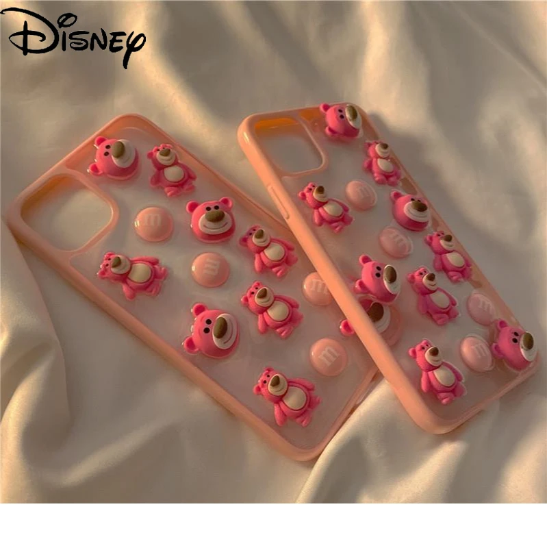 

Disney Strawberry Bear Pro for iPhone12 Phone Case X/Xr for Iphone11 Female 7/8Plus Silicone Promax iphone 11 pro max cases
