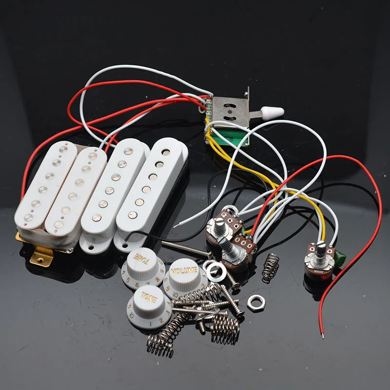 ST Электрогитары пикап предварительно смонтированный монтажный жгут 5