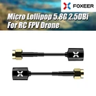 Оригинальная всенаправленная антенна Foxeer Micro Lollipop 5,8G 2.5DBi с высоким коэффициентом усиления RHCP FPV для радиоуправляемого гоночного дрона, самолета, 2 шт.