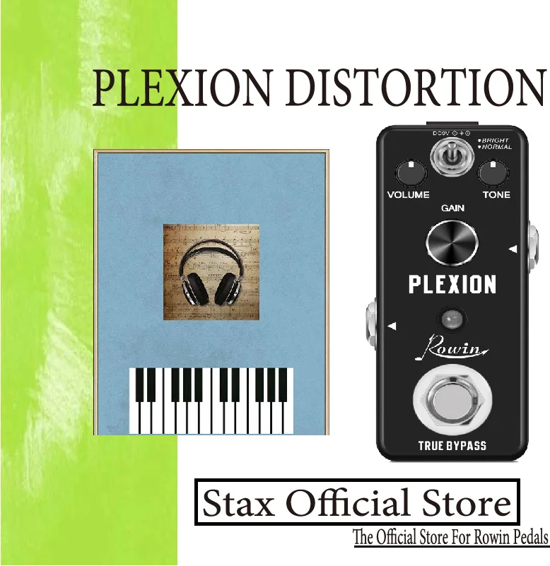 

Rowin LEF-324 Plexion педаль для гитары и басов с ярким и нормальным режимом True Bypass
