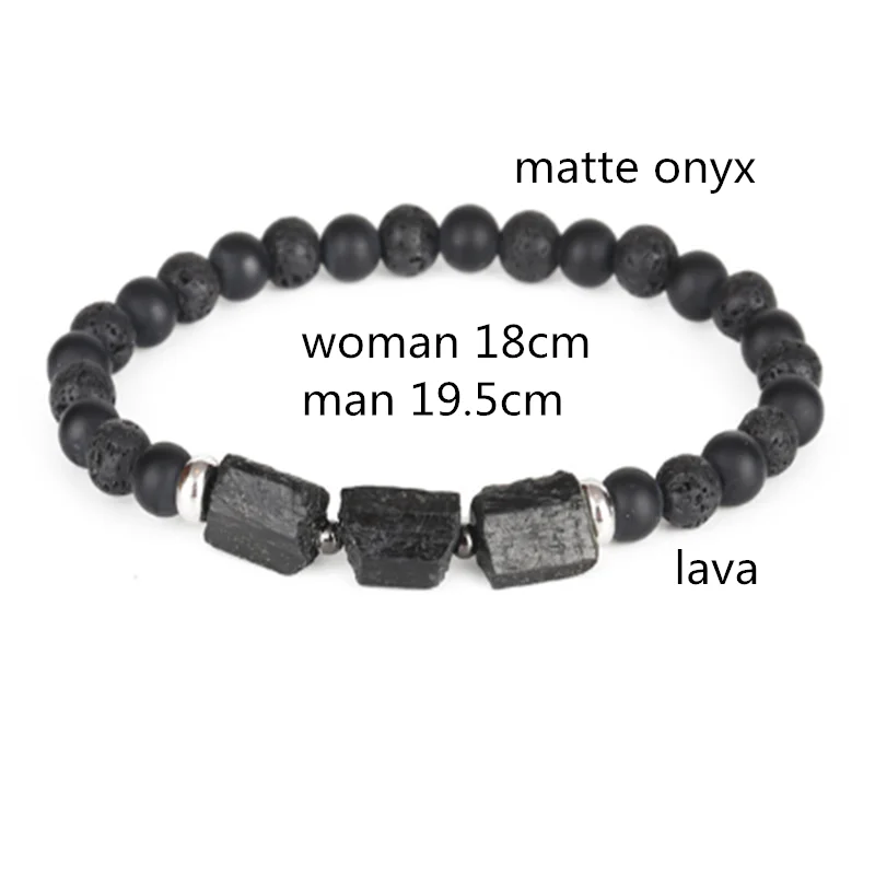 Лечебный минеральный грубый черный турмалиновый бисер матовый оникс соединение