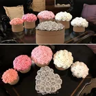 10 шт. 8 см большие ПЭ пенные цветы искусственные розы Букет невесты украшение для свадебной вечеринки DIY Скрапбукинг Ремесло искусственный цветок