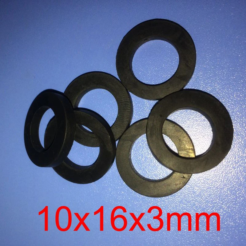 

20 pcs 10 x 16 x 3mm NBR nitrile rubber seal flat gaskets