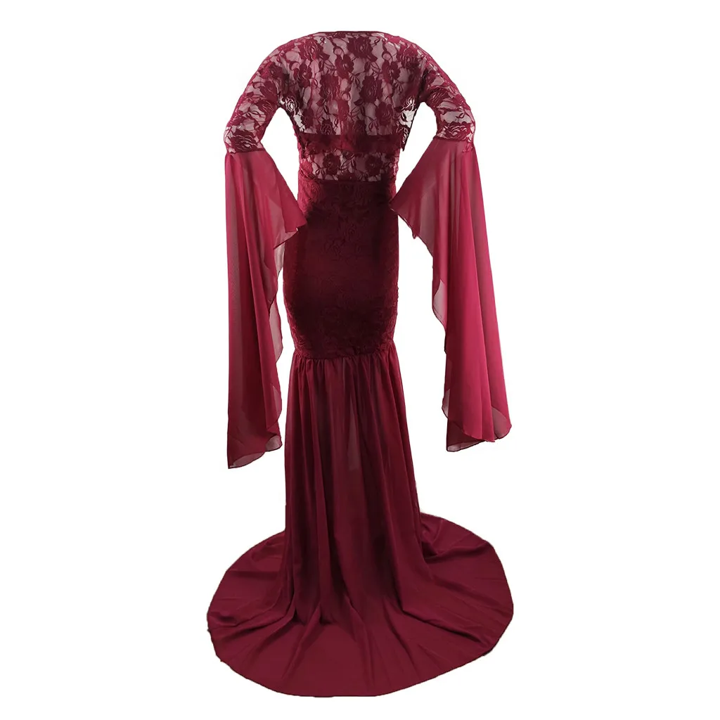 

Maternity Photography Props Dress Women Pregnants Photography Sleeveless Solid Lace Dress For Photo Shoot Sexy Art Photo Dress