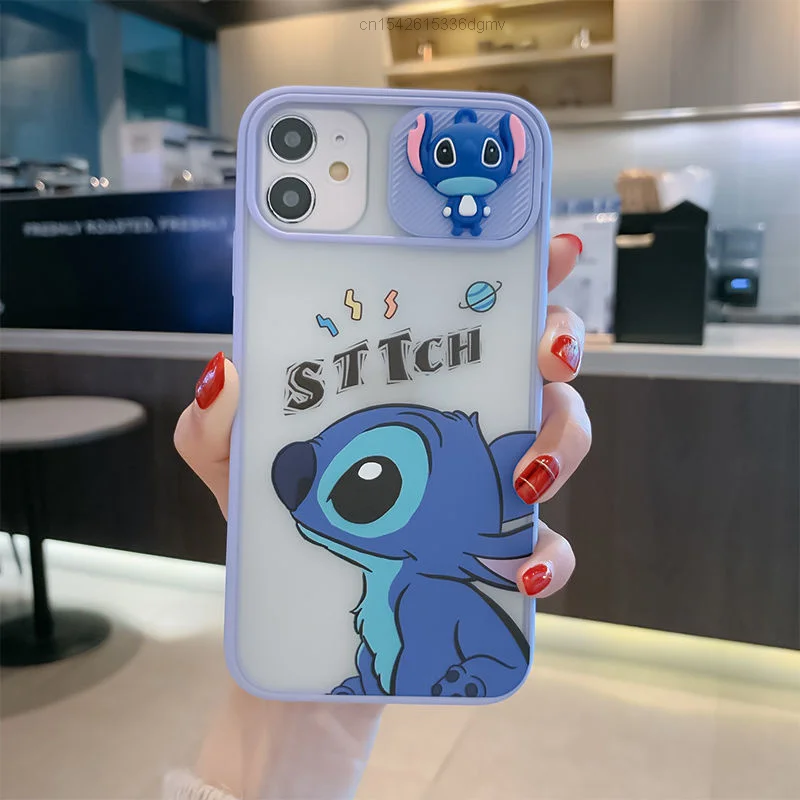 disney lilo stitch cartoon phone case for iphone 12pro se 2 6 6s 7 8 12 mini plus x xs xr 11 pro max cover trend y2k aesthetic free global shipping