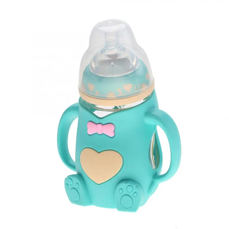 Портативная силиконовая бутылочка для кормления грудным молоком безопасный не