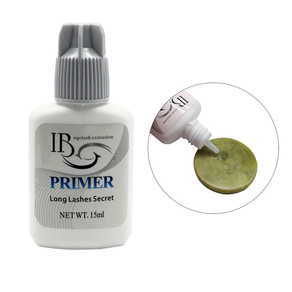 

Professional Application Makeup Tools Eyelash Extensions Cleaner Primer 15ml IB Beauty Glue Primer for Lash Before Planting