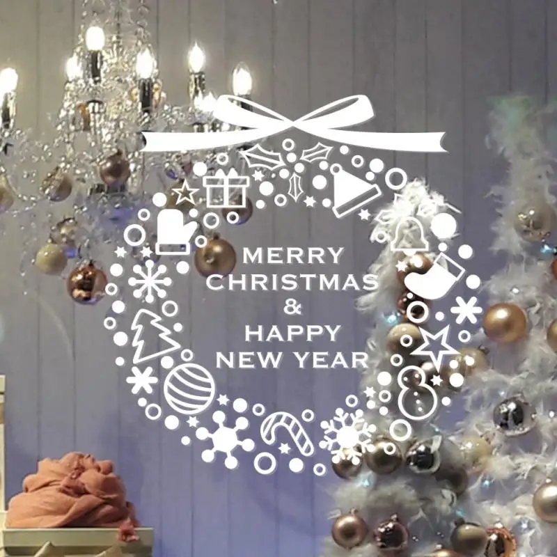 2022 наклейки на рождественскую елку Оформление интерьера | Дом и сад