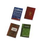 4 шт. 112 Миниатюрные аксессуары для кукольного домика, мини-книжка, модель блокнота, игрушки для украшения кукольного домика