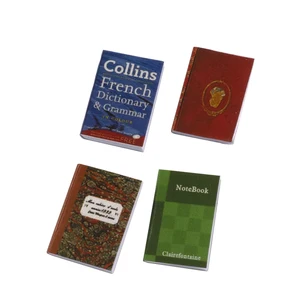 4 шт. 112 Миниатюрные аксессуары для кукольного домика, мини-книжка, модель блокнота, игрушки для украшения кукольного домика