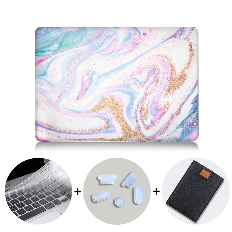 MB16 MTT чехол для Macbook Pro 13 15 с сенсорной панелью мраморный Жесткий Чехол для mac book Air Pro retina 11 12 13 15 дюймов чехол для ноутбука - Цвет: MB16