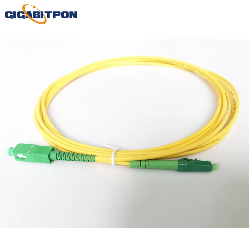 5PCS 5M length APC UPC FC ST LC SC single-mode simplex fiber jumper 2.0mm