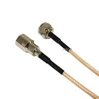 new f male plug to fme male plug connector rg316 coaxial cable 15cm 6inch rf pigtail wire connector