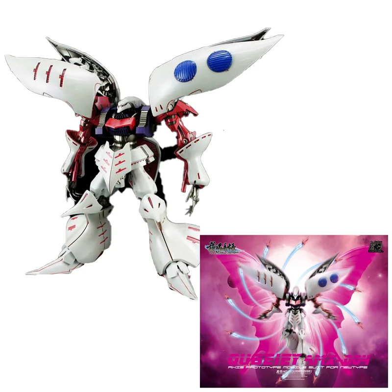 Фигурка аниме Гундам Dragon _ momoko, модель HG White Cabernet AMX-004 Qubeley, отправка кронштейна, спецэффекты, игрушки экшн-фигурка Gundam