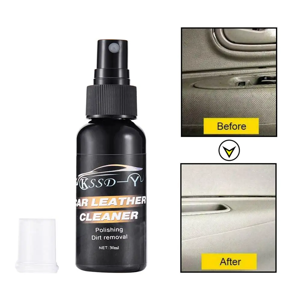 Новинка 2019 г. спрей для очистки кожи автомобиля жидкое нетоксичное средство