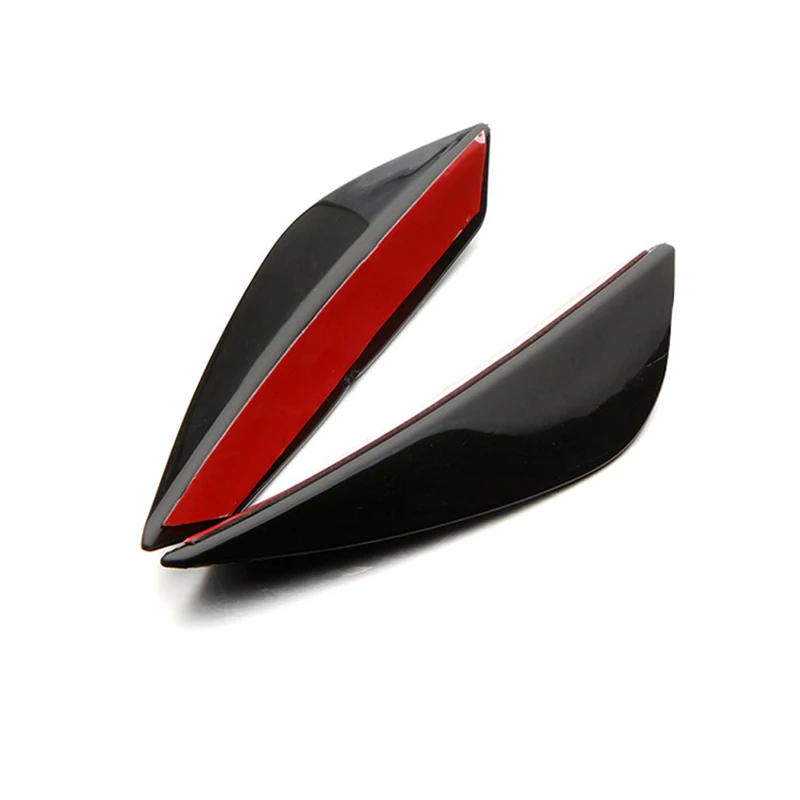 Автомобильный спойлер YOLU из углеродного волокна черная Насадка На передний