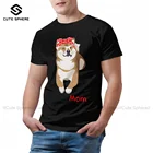Футболка Akita Inu мужская с принтом, Классическая тенниска из хлопка, майка с коротким рукавом, Размер 3xl