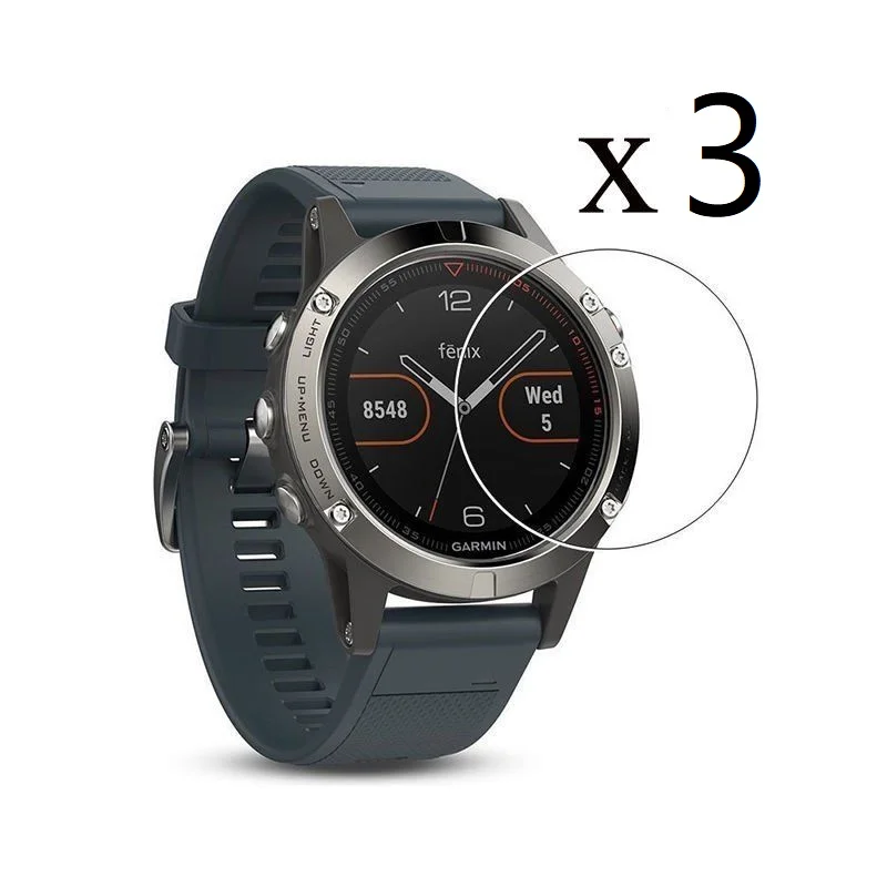 3 шт. защитный для Garmin Fenix 5 5s Plus 6S 6X 6 Pro Ультра Прозрачный закаленный из стеклянной
