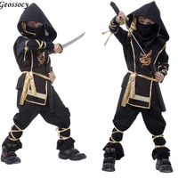 kids ninja costumes halloween party boys girls warrior stealth children cosplay assassin teenage mutant ninja turtles costume
