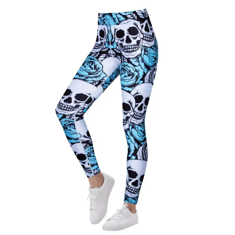 Штаны Для Йоги Weimostar женские эластичные с высокой талией принтом для фитнеса