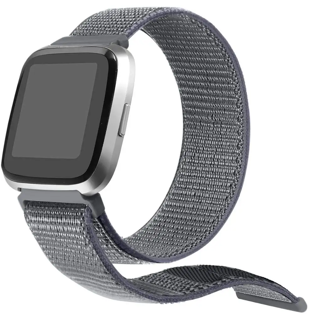 Color I Нейлоновая петля ремешок для Fitbit Versa ремешок сменный Браслет для Fitbit Versa умные часы мужские ремешки для часов женский браслет - Цвет: Color I