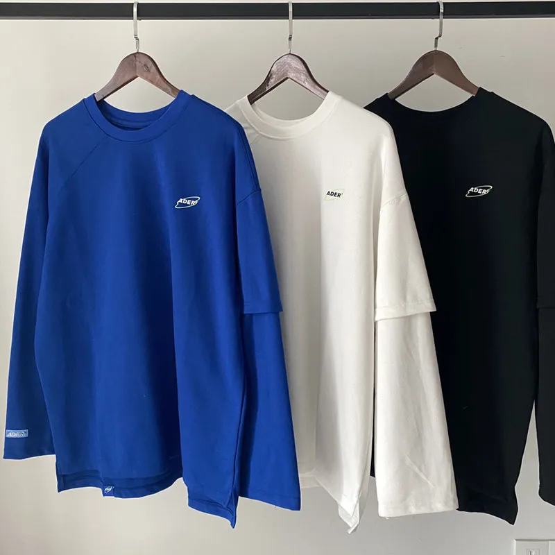 Adererror Sweatshirts Men Women Top Quality Ader Error Thick Hoodie Back Z-Stitch Logo Double Sleeves Crewneck Pullovers | Мужская