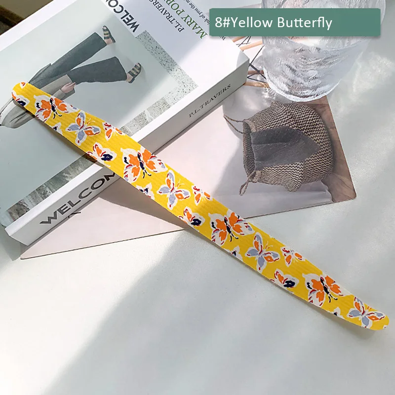 Волшебная лента липучка повязка на голову с цветочным принтом милые повязки для