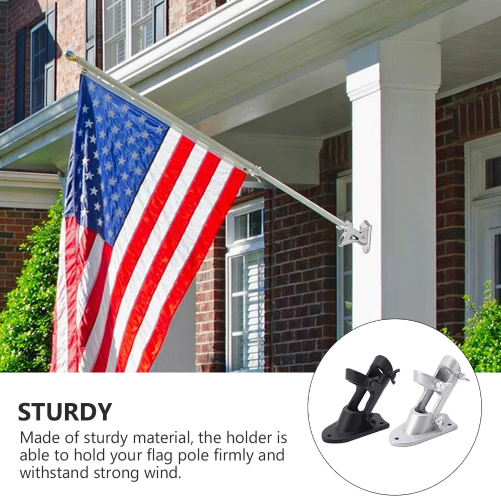 2 набора держатель для флагштока набор крепления на улице|Флаги баннеры и