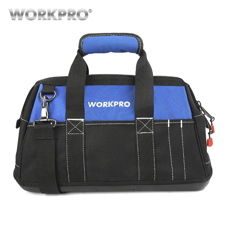 WORKPRO 4 размера набор инструментов Сумка водонепроницаемая сумка для хранения инструментов Мужская многофункциональная сумка органайзер для инструментов электрик сумка на плечо