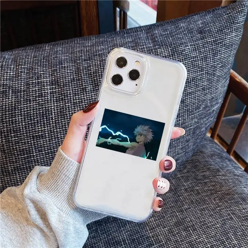 

Hunter X Hunter-2 Phone Case Transparent for iPhone 11 12 8 7 6 5 s mini pro X XS XR MAX Plus SE soft funda
