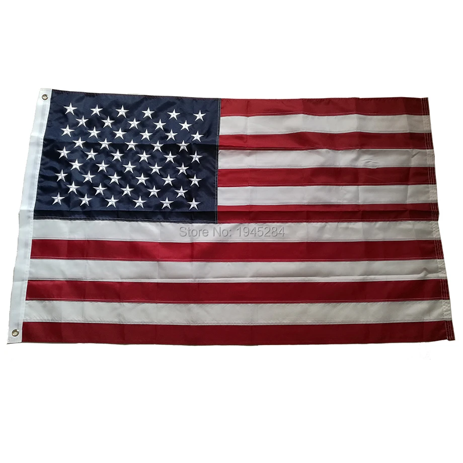 Embroidered America Flag United States US Embroidery Stars Sewn Stripes USA Banner Oxford Fabric Nylon 3x5ft
Embroidered America Flag United States US Embroidery Stars Sewn Stripes USA Banner Oxford Fabric Nylon 3x5ft