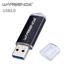 USB-флеш-накопитель WANSENDA, USB 3,0, 128 ГБ, 256 ГБ, 8 ГБ, 16 ГБ, 32 ГБ, 64 ГБ, металлическая ручка, USB 3,0