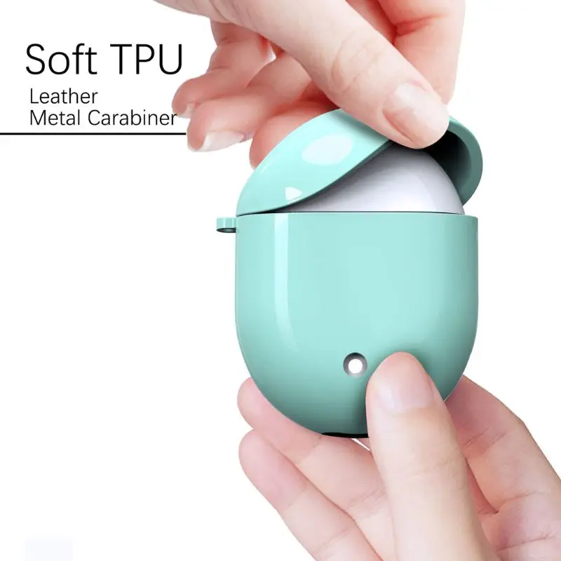 

Solid Color Protective Cover Anti-scratch TPU Case Protector for Google-Pixel Buds2 Bluetooth Headset Headphones