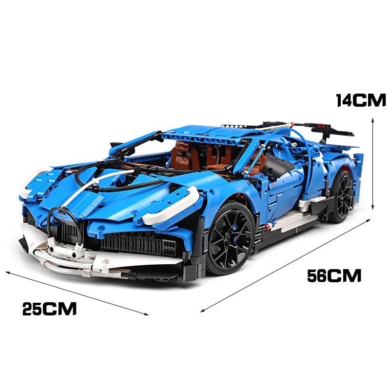 Высокотехнологичная спортивная гоночная модель автомобиля Mould King 13125