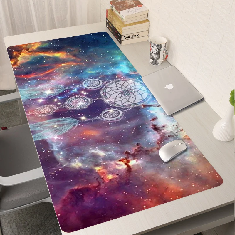 

The Dream Catcher Mandala Kawaii Mouse Pad Gamer Desk Mat Gaming Accessories Keyboards Computer Mousepad XXL Mause Pad Mouse Mat