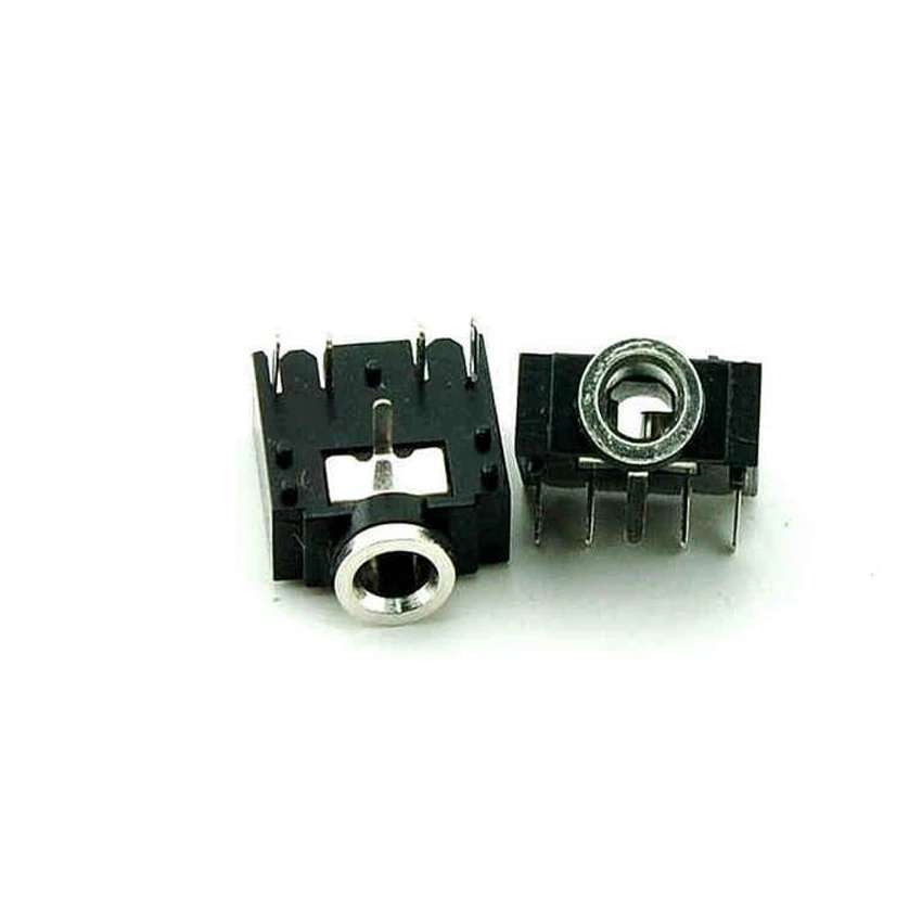 

100PCS/Lot 3F07 3.5mm Stereo Audio Socket/Jack Connector two channel 5Pin